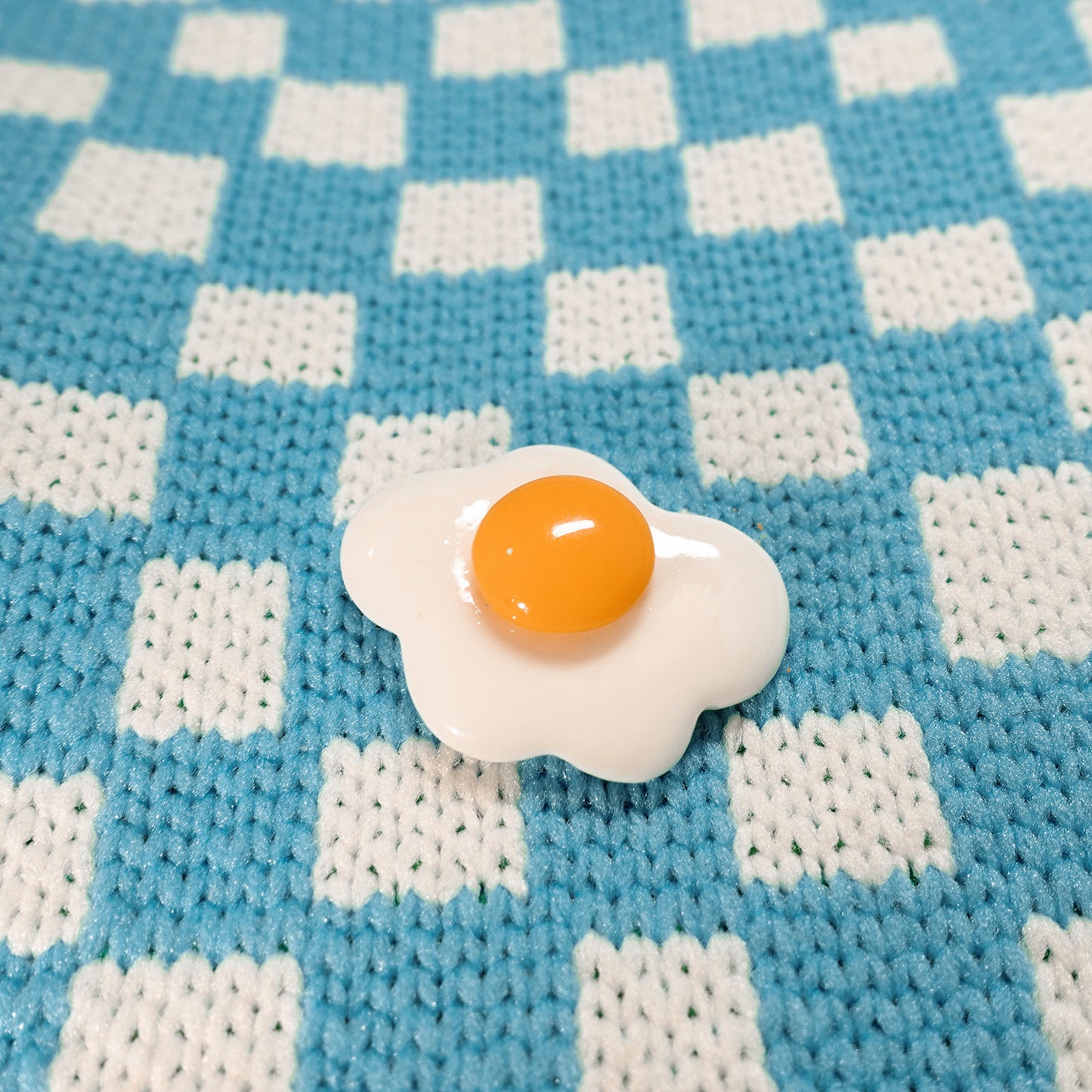 Miniature Fried Egg Pin