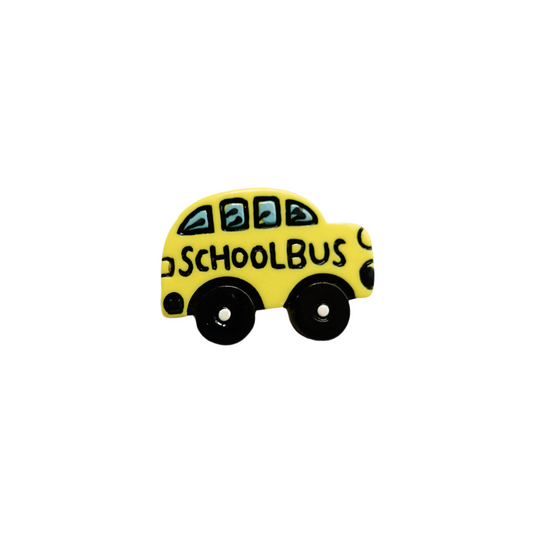 Miniature School Bus Pin