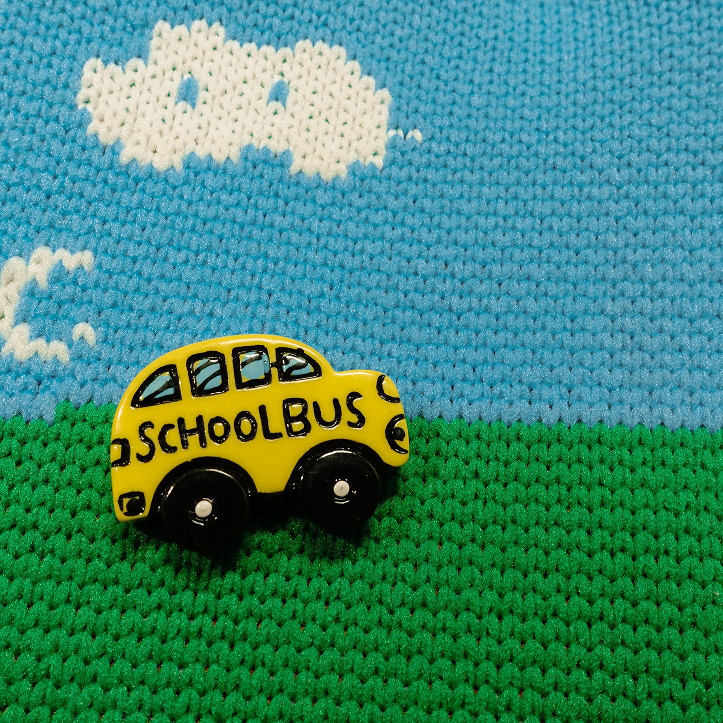 Miniature School Bus Pin